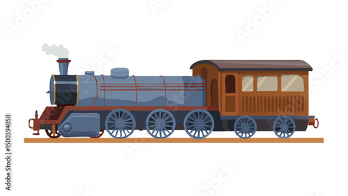 old steam train
