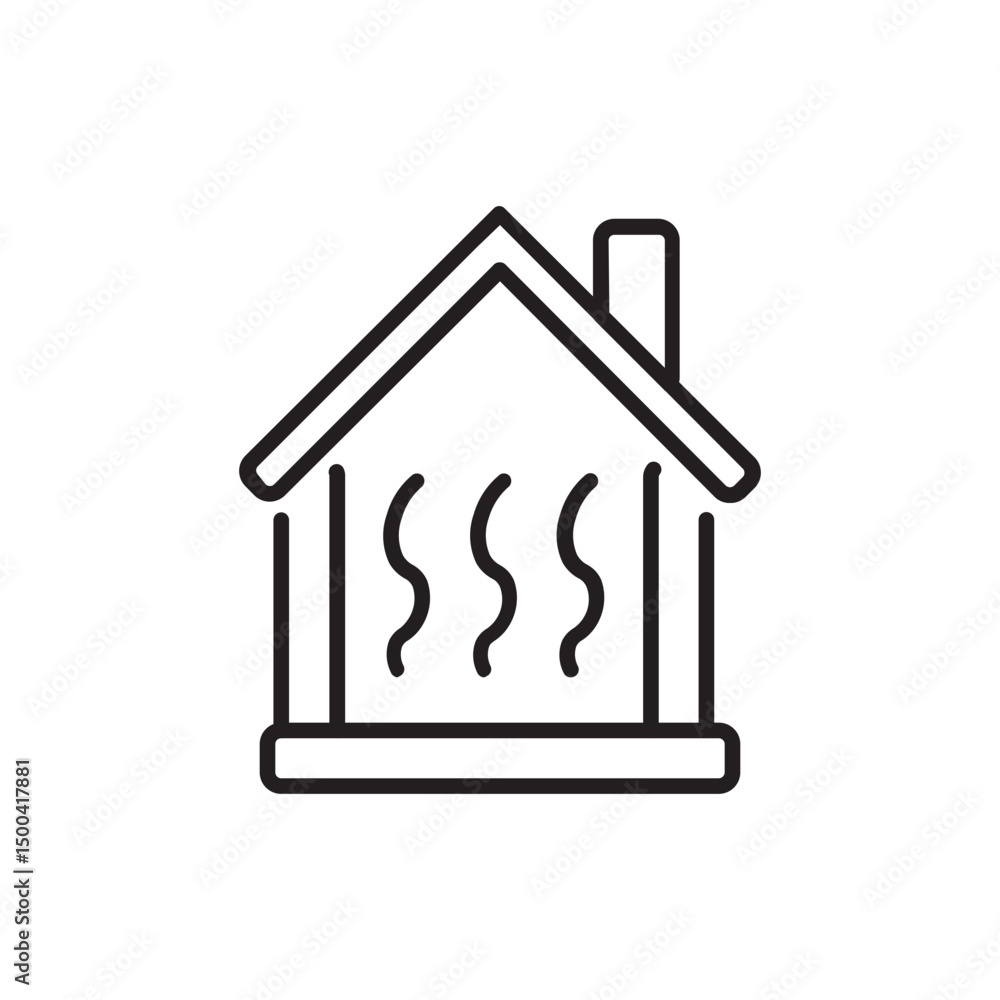 house icon line house icon line