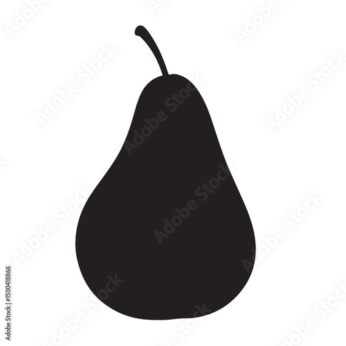 pear isolated vector
