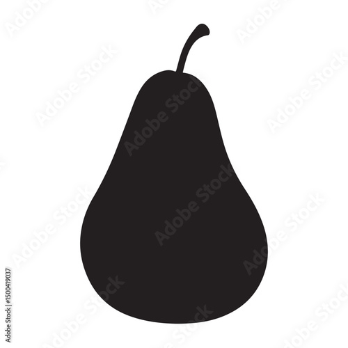 pear isolated vector