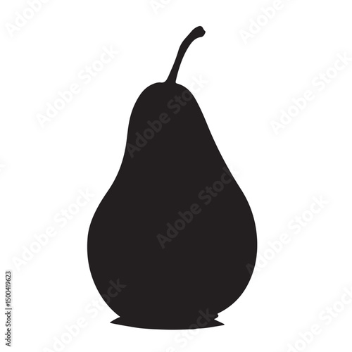 pear isolated vector