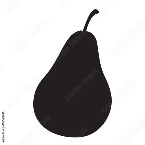pear isolated vector