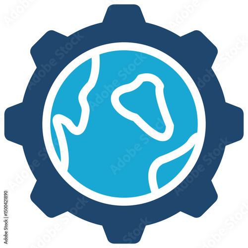 Earth Gear Icon