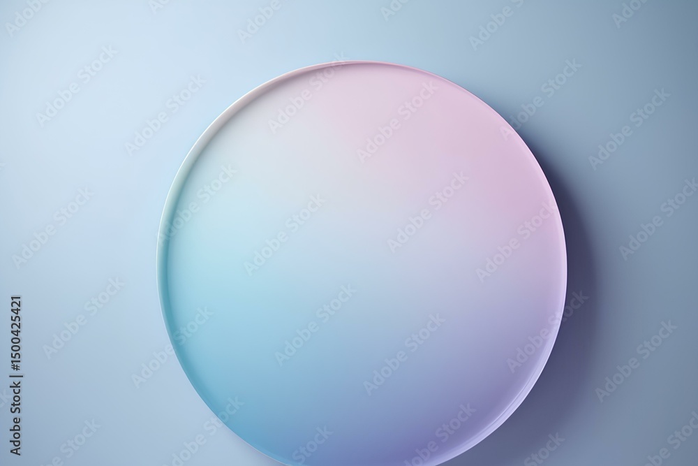 Obraz premium blue glass sphere