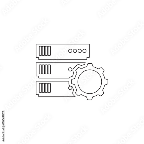 data management icon , data base icon