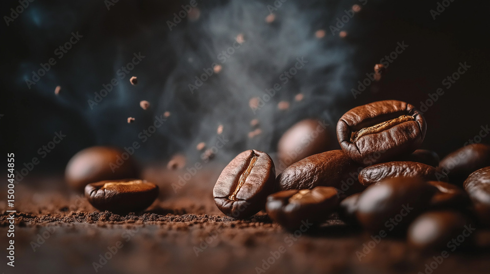 Roasted Coffee Bean Texture – Rich and Aromatic Roasted Coffee Bean Texture – Rich and Aromatic
