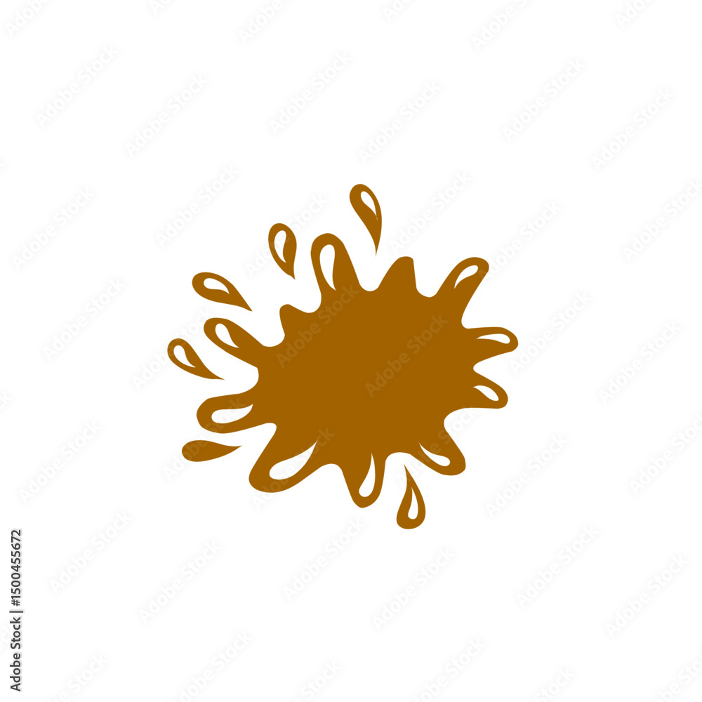 chocolate splash vector illustration chocolate splash vector illustration