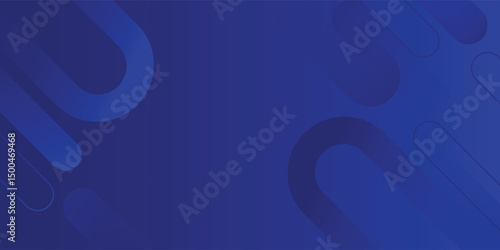 Abstract blue background with glowing geometric lines. Modern blue gradient square shape design. Futuristic technology concept. Suit for brochure, corporate, website, poster, banner, cover modern