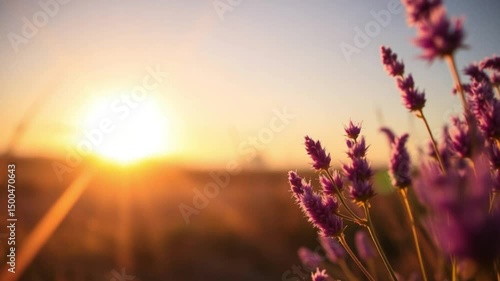 Lavender sunrise field photography