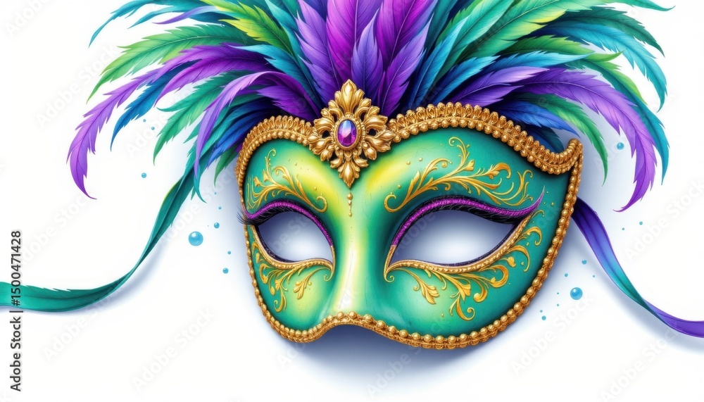 Colorful masquerade mask design creative arts studio digital artwork bright atmosphere close-up view festival concept Colorful masquerade mask design creative arts studio digital artwork bright atmosphere close-up view festival concept