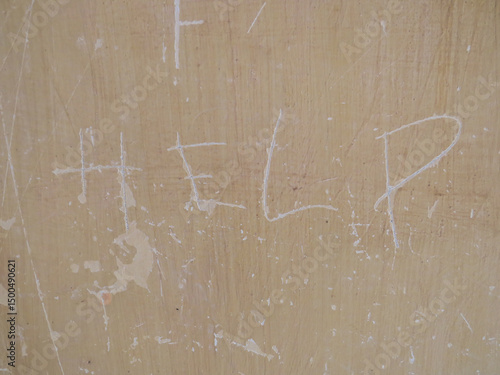 Message of Despair - Help etched onto the wall at S21 Tuol Sleng Prison