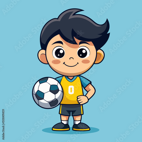 boy with soccer ball