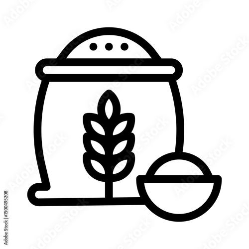 carbohydrates line icon