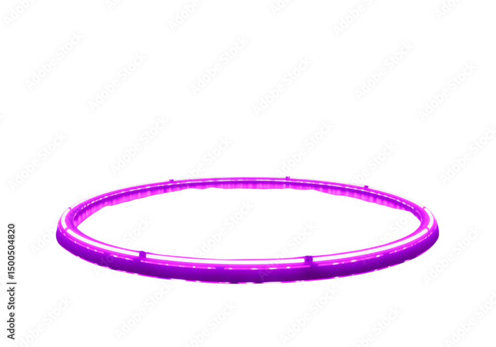 Purple neon circle light isolated on a white background, On Transparent Background, Png Purple neon circle light isolated on a white background, On Transparent Background, Png