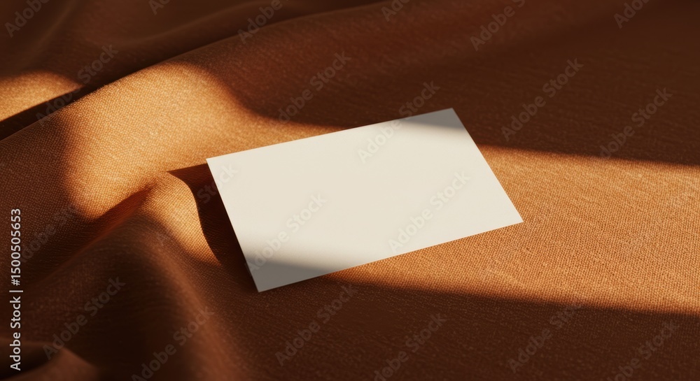 Fototapeta premium Blank business card mockup design template