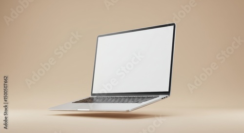 Blank screen laptop mockup