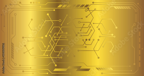 Circuit technology background with hi-tech digital data connection system and computer electronic design