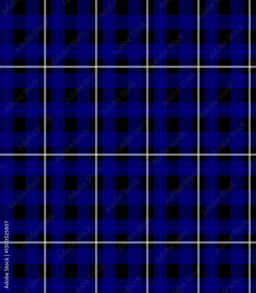 Blue Black Tartan Plaid Pattern Blue Black Tartan Plaid Pattern