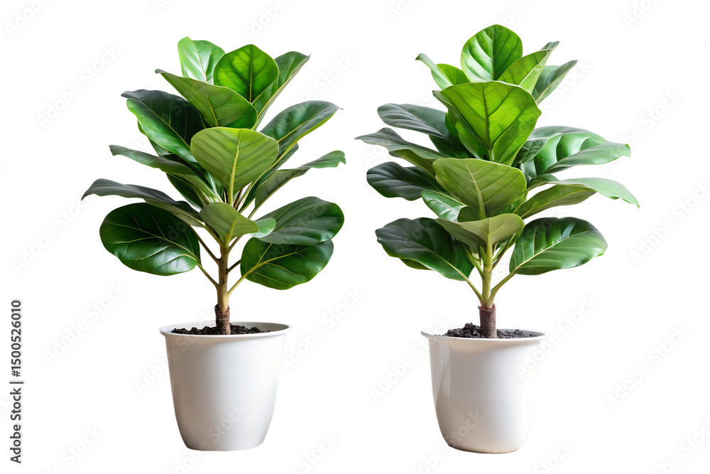 Houseplant Ficus Lyrata Isolated PNG Cutout Houseplant Ficus Lyrata Isolated PNG Cutout