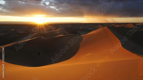 desert, dunes, sunrise, sand, nature, landscape, goldenhour
