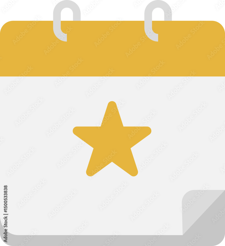 Obraz premium Calendar and Month Icon Set