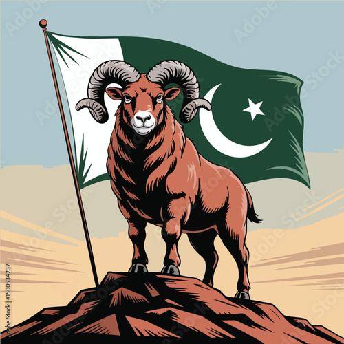 Pakistani Ram Vector Graphic