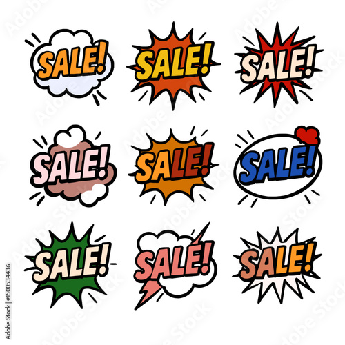 set of sale labels