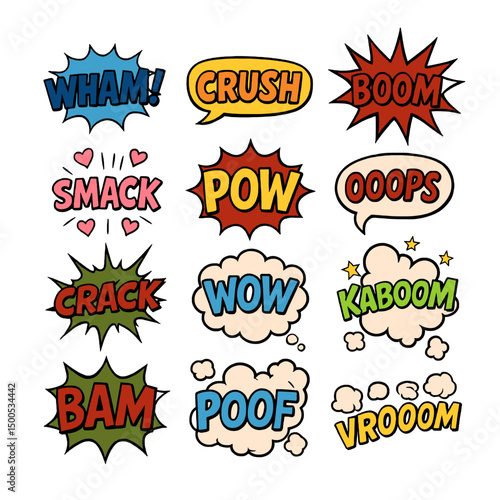 Explosive Comic Book Action Text 