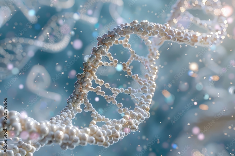 Detailed Image of Dna with Biological Concept, 3D RenderingHigh Detail, 8K Detailed Image of Dna with Biological Concept, 3D RenderingHigh Detail, 8K