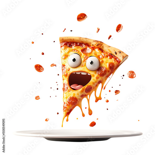 Yummy Pizza Slice Delicious Food Image On Transparent Background
