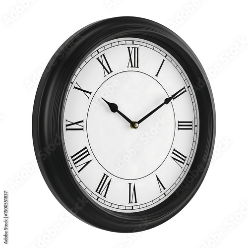 clock isolated on white