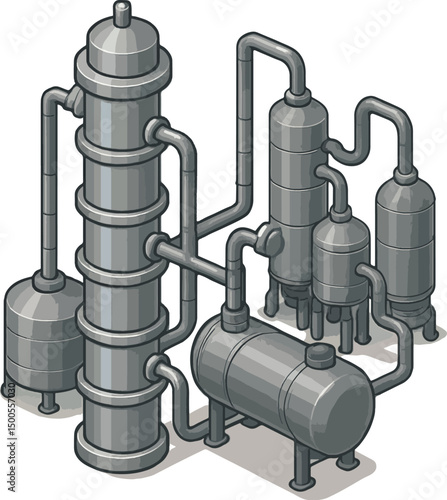 Sludge dewatering system structure at site
