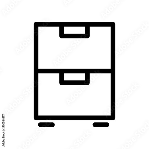 drawers line icon