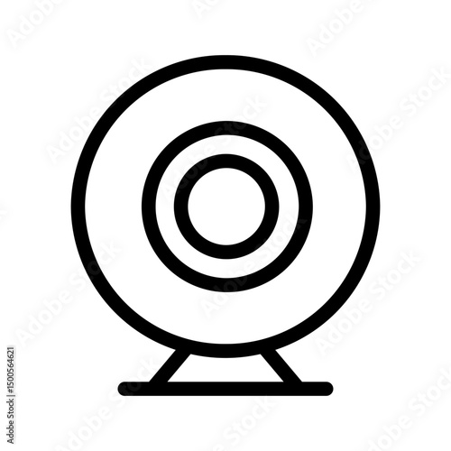 webcam line icon
