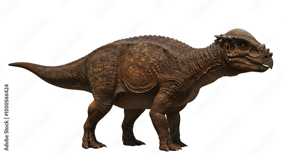 Fototapeta premium Detailed 3D Model of a Pachycephalosaurus Dinosaur