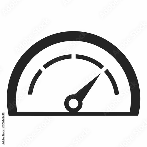 Rev Up Your Designs Speedometer Icon Vector Graphic for Dashboards, Apps, UI and UX Projects