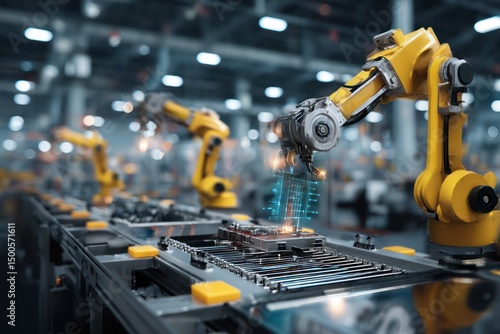 AI-driven analysis of factory data for improving manufacturing efficiency and minimizing downtime.