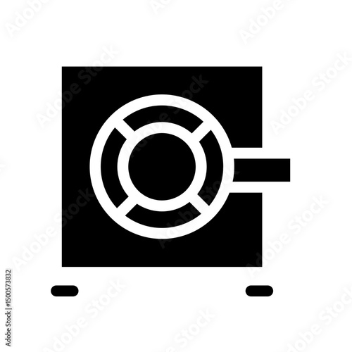 safebox glyph icon