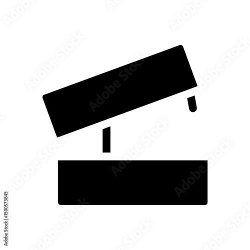 stapler glyph icon