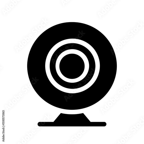 webcam glyph icon