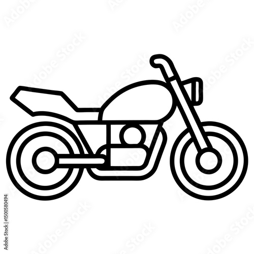 motorcycle icon vector illustration