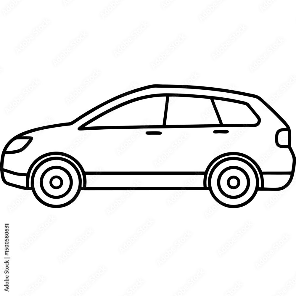 Naklejka premium car vector illustration
