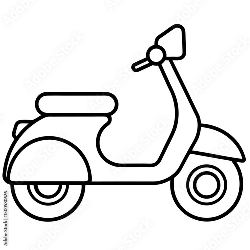 retro vintage scooter