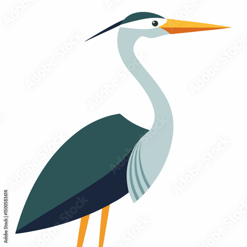 great blue heron ardea cinerea
