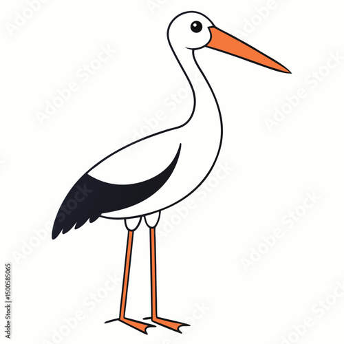 stork in the nest