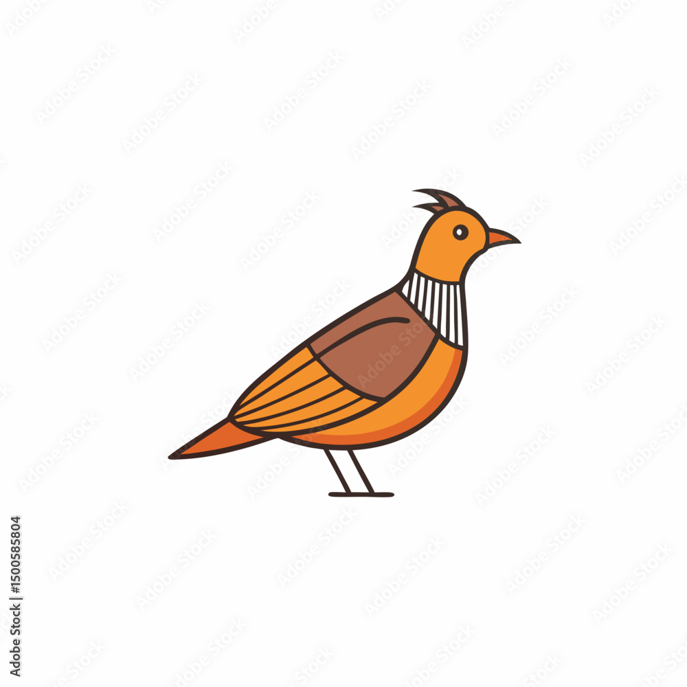 Obraz premium vector illustration of a bird
