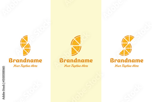 Letter S Orange Logo, symbolizing freshness, fun, and creativity