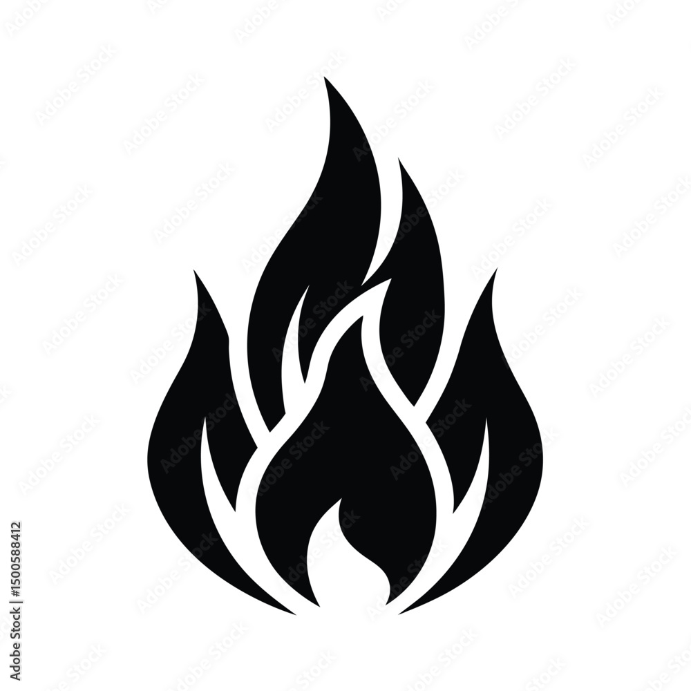 fire flame icon vector illustration fire flame icon vector illustration