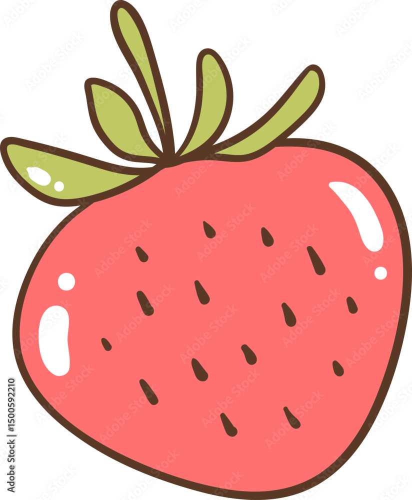 Obraz premium Strawberry Illustration