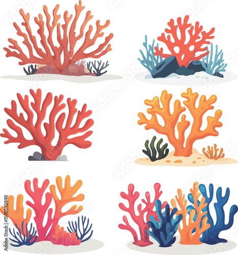 Cartoon coral illustration
